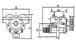 Тележка для тали приводная GCF 1,0-6,0