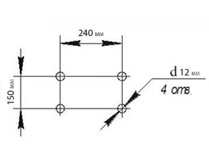 Лебедка эл. KCD-500A г/п 500/1000 кг L=60м, 380B
