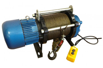 Лебедка эл. KCD-500A г/п 500/1000 кг L=100м, 380B