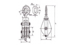 Блок с крюком ZK 3-10,0 (3 ролика)