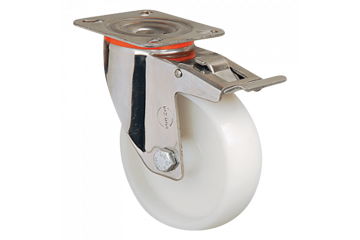 Колесо нейлоновое EM01 ZKZ 125 F (INOX)
