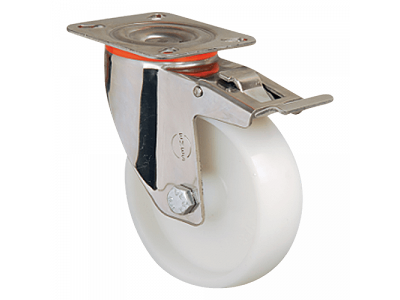 Колесо нейлоновое EM01 ZKZ 150 F (INOX)