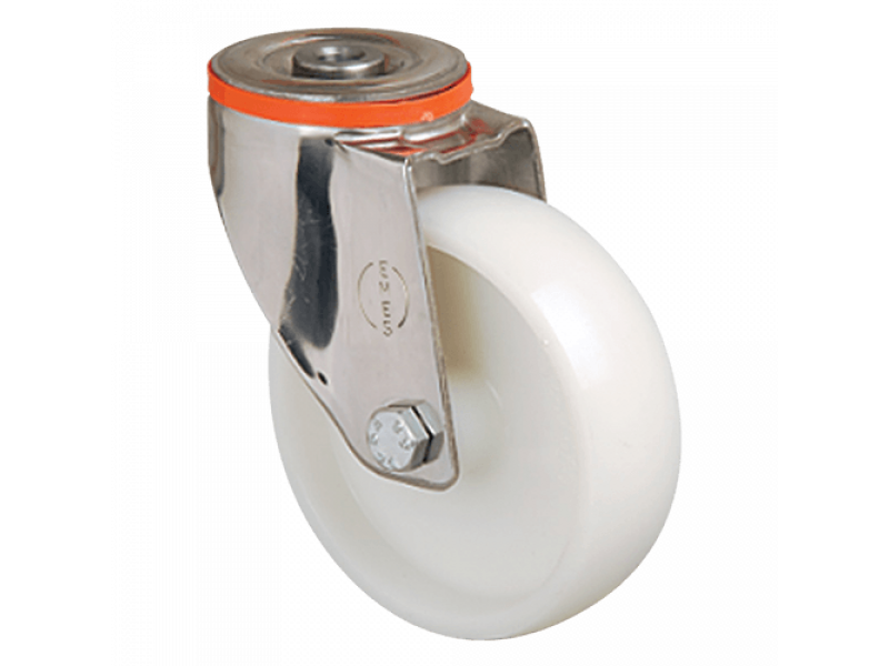 Колесо нейлоновое EM04 ZKZ 100 (INOX)