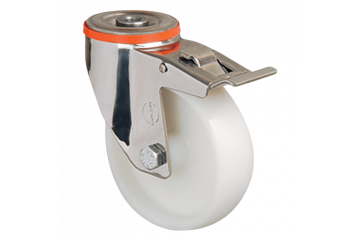 Колесо нейлоновое EM04 ZKZ 80 F (INOX)