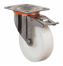 Колесо большегрузное нейлоновое EZ01 HKZ 150 F (INOX)