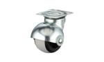 Комплект колес Tellure Rota 334201 из 4-х поворотных опор, Ø 40мм, нагрузка 20кг, серая резина, полипропилен