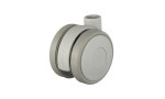 Комплект колес Tellure Rota 345102 из 4-х поворотных опор, Ø 40 мм, нагрузка 10кг, серая резина, полипропилен